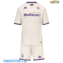 Camisa de time de futebol Fiorentina Moise Kean #20 Replicas 2º Equipamento Infantil 2025-26 Manga Curta (+ Calças curtas)